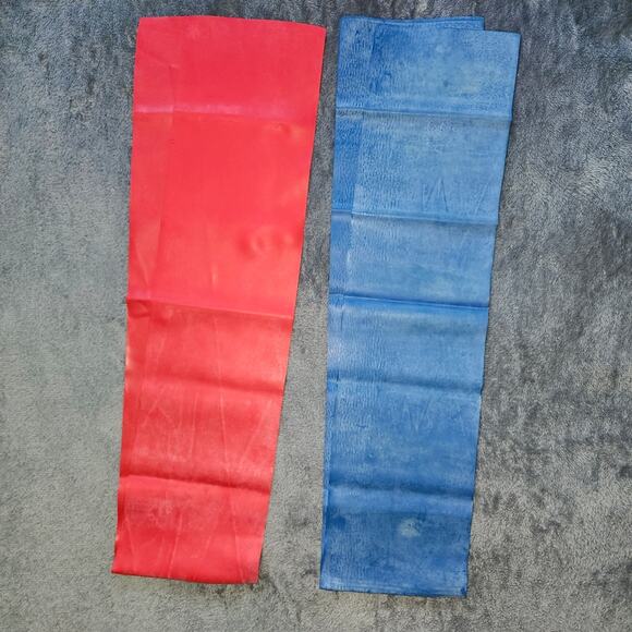 BLACK FRIDAY SALE - Kids Red and Blue Leggings - Picture 1 of 2